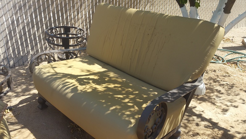 Cushion Replacement Service | Loveseat - BEFORE