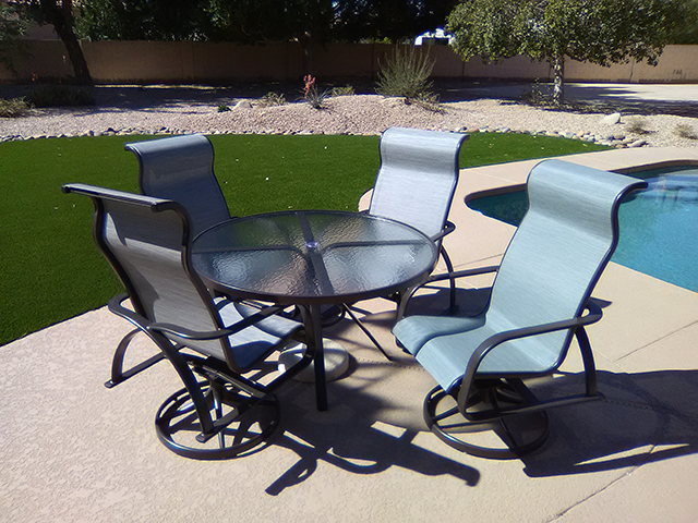Sling Replacement Service | Sling Dining Set - AFTER